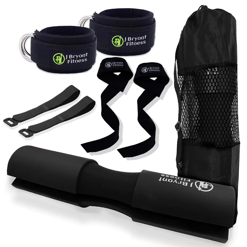 Barbell Pad Set with Ankle Strap for Hip Thrusts